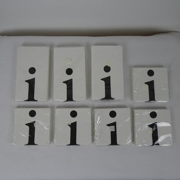 Paper Napkins & Guest Towels Letter I Monogram Unopened Party Cocktail "i" - Picture 2 of 9